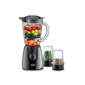 Black & Decker Glass Jar Blender with 2 Mills 400W - Model BX440G-B5 esmkart