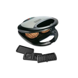 Black & Decker 2 slice Multi-plate Sandwich Grill & Waffle maker - Model TS2090-B5 esmkart