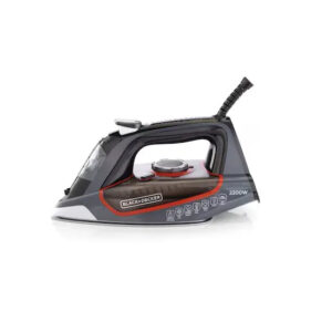 Black & Decker 2200W Steam Iron with Ceramic Soleplate - MODEL X2050-B5 esmkart