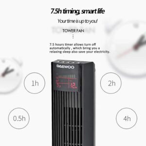 DAEWOO Tower Fan with Remote - MODEL DTF 36DR DAEWOO