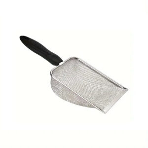 Stainless Steel Pet Poop Scooper - Durable, Easy-Clean Litter Shovel for Cats & Dogs Generic