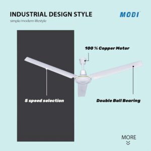 MODI 56" Ceiling Fan - MODEL MD-HWF2001 GD MODI