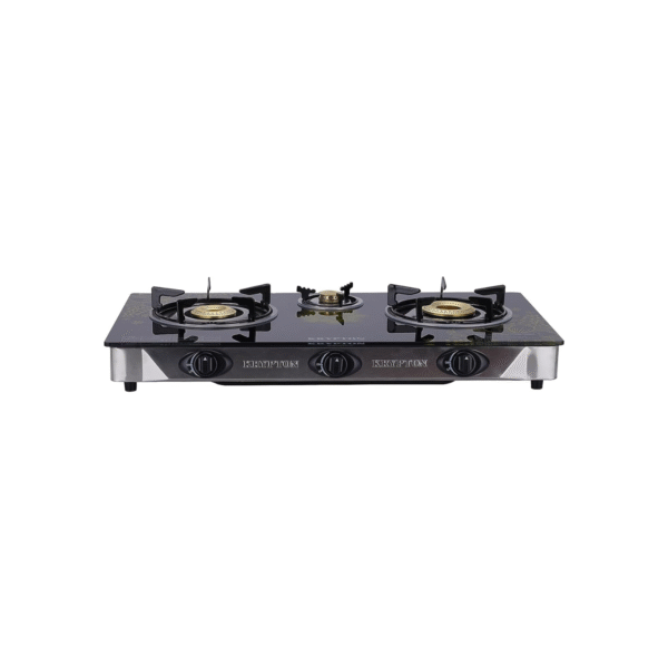 Krypton 3 Burner Gas Stove Stainless Steel KNGC6349