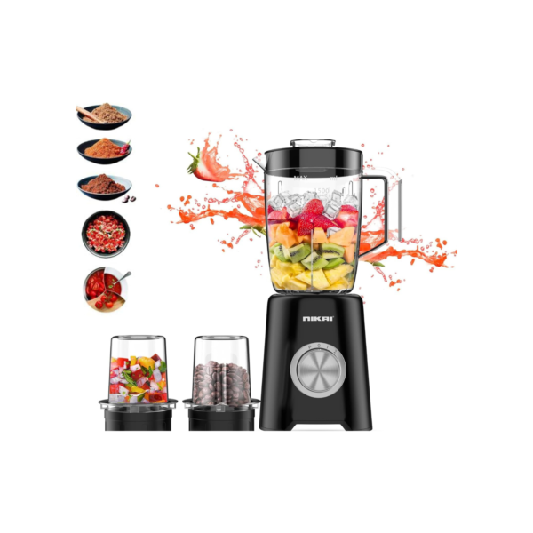 Nikai Blender Grinder Mixer Capacity 1.5L Jar Power 600W NB2900NA1