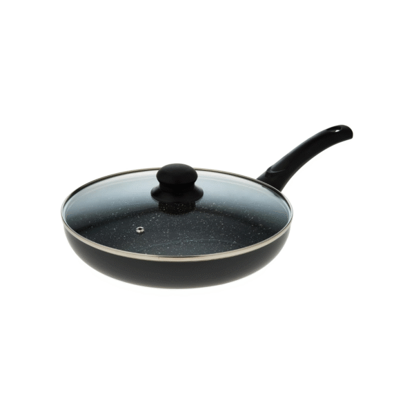 Delcasa 26cm Non-Stick Aluminium Frying pan With Glass Lid DC1579